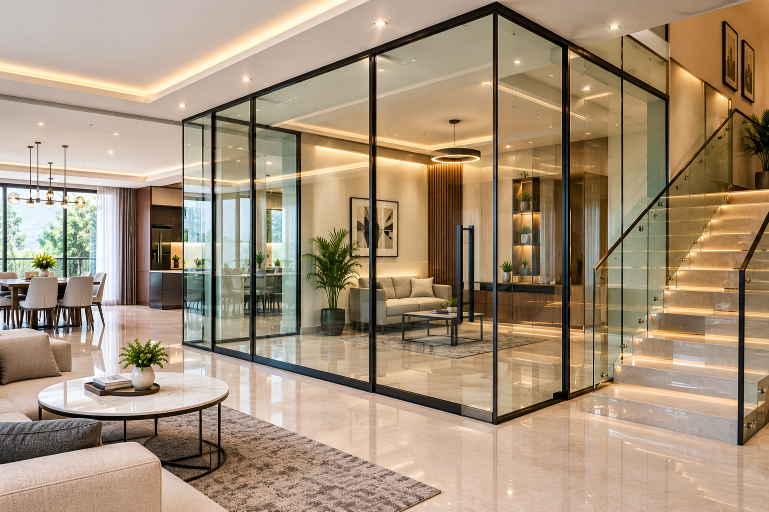 Glass Work - Galaxy Interiors