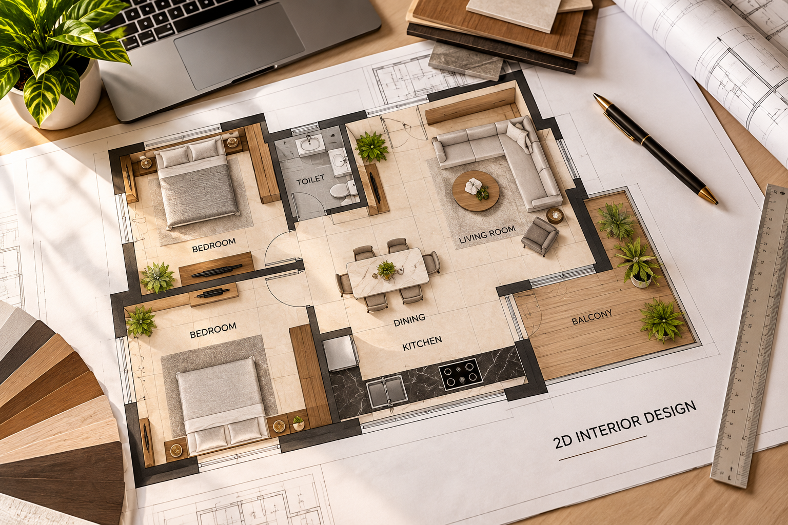 2D Interior Design - Galaxy Interiors
