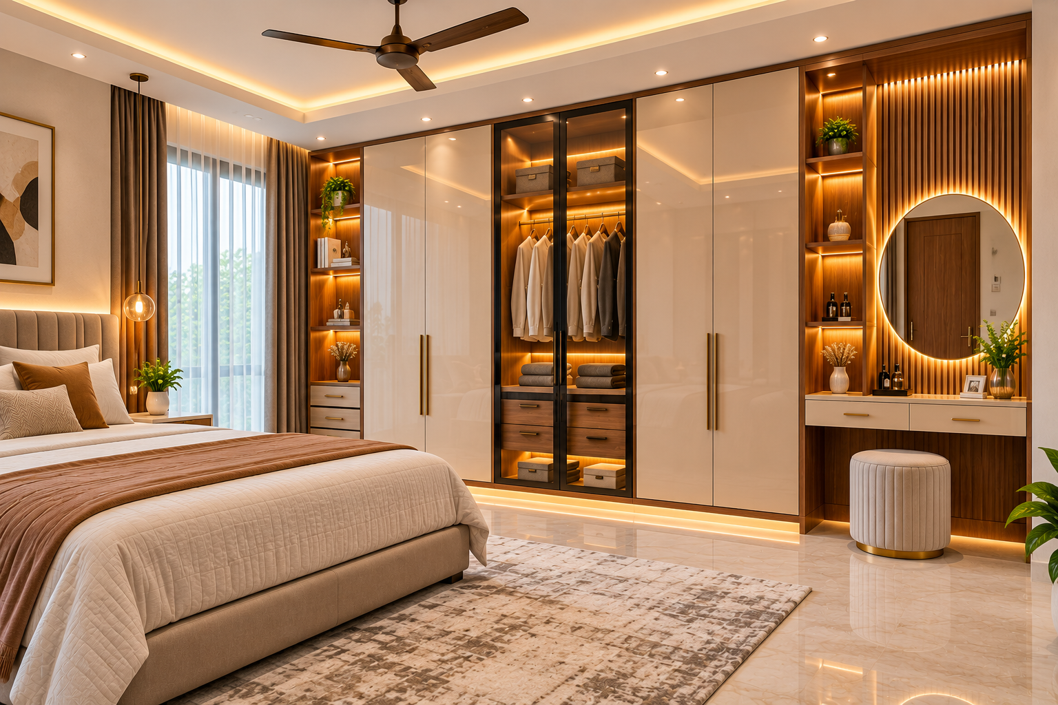 Custom Wardrobes - Galaxy Interiors