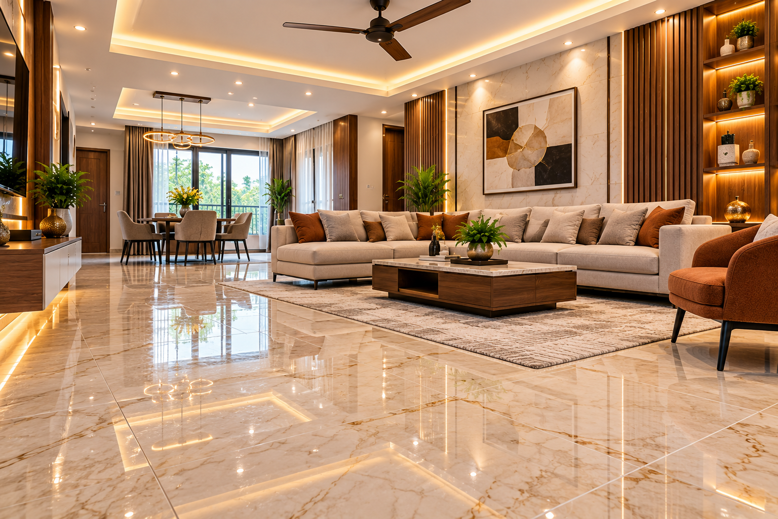 Premium Flooring Design - Galaxy Interiors