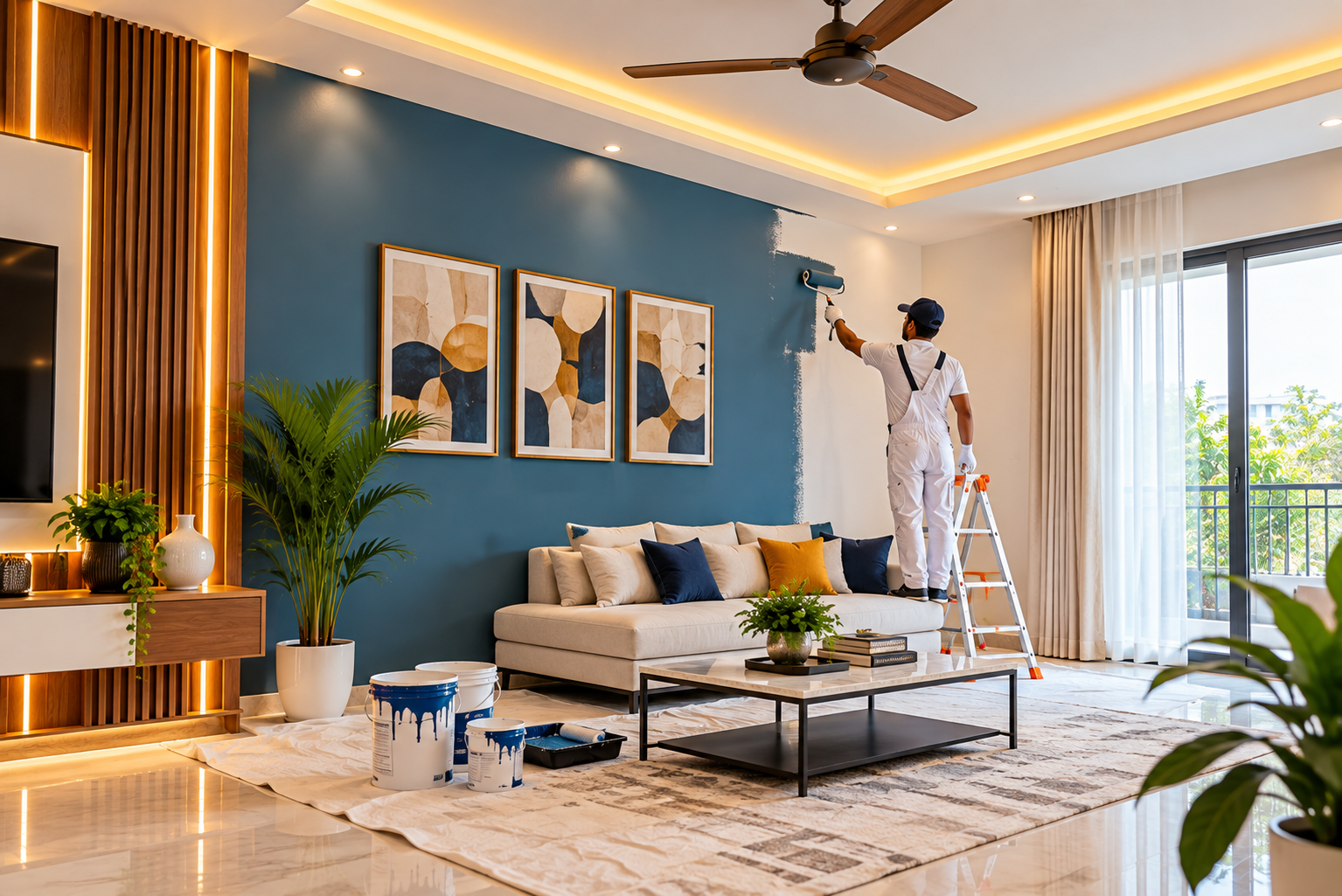 Professional Interior Painting - Galaxy Interiors